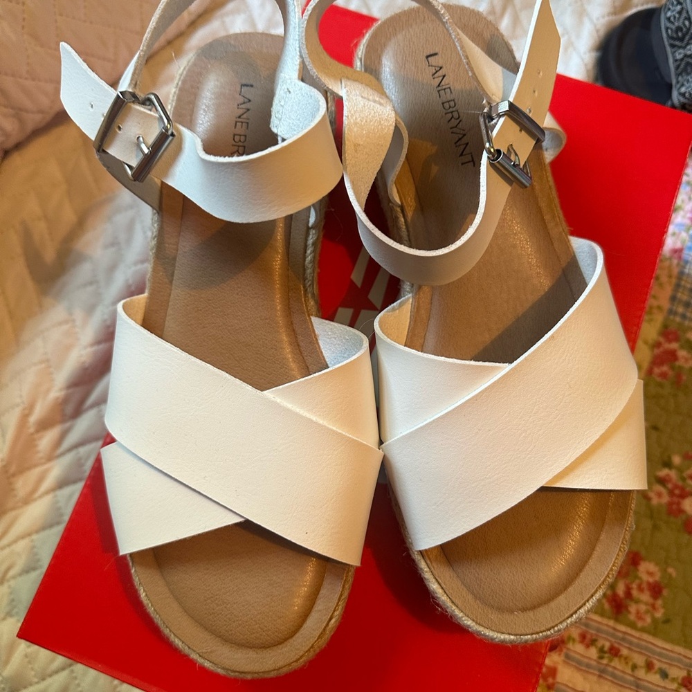 New Lane Bryant sandals.Never worn